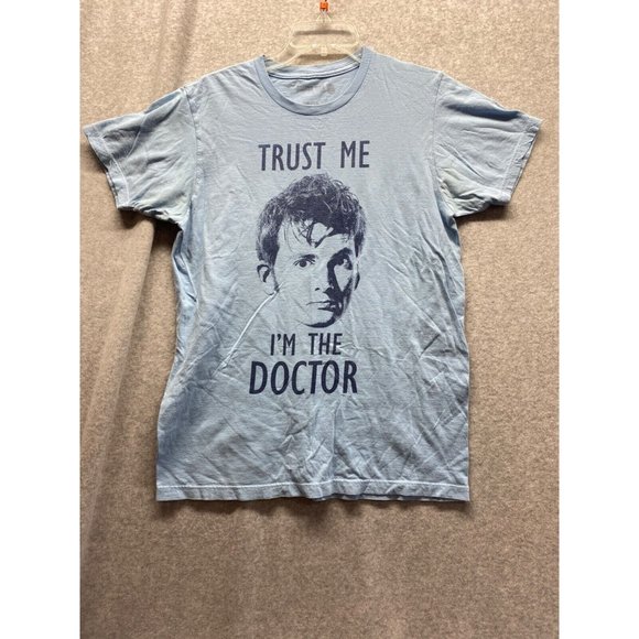 Ripple Junction Other - Ripple Junction Doctor Who "Trust Me I'm the Doctor" T-Shirt Light Blue Size M